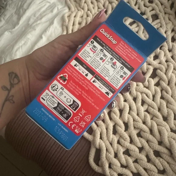 QuickSnap Disposable Camera - Blue - Picture 2 of 2